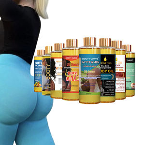 Personalizar logotipo propio extracto de maca a base de hierbas aceite esencial para agrandar glúteos grandes 250ml Boost Plump Booty Curve - Product Image 5