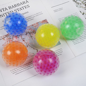 <b>Squishy</b> Ball Rubber Water Bead Gel Sensory Stress Ball Fidget Toy Stress Relief <b>Squishy</b> Ball for Kids and Adults for Girls - Product Image 4