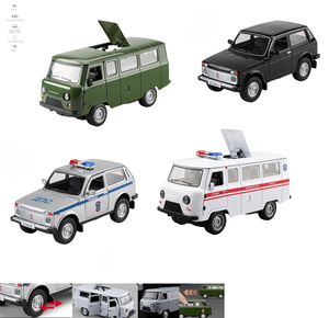 1/24 mô phỏng bộ sưu tập xe hợp kim Nga Quà Tặng cậu bé Đồ chơi mô hình xe hợp kim - Product Image 5