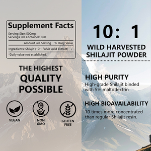 %100 Saf Himalaya Şilajit Tozu 10:1 Ekstrakt Tozu Şilajit İçeceği Bilişsel Fayda ve Artırılmış Dayanıklılık Mineralleri - Product Image 2