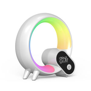 <span class=keywords><strong>2023</strong></span> nouveau réveil lumière Q-forme atmosphère LED veilleuse BT haut-parleur <span class=keywords><strong>musique</strong></span> lampe lever du soleil réveil horloge pour enfants veilleuse - Product Image 2