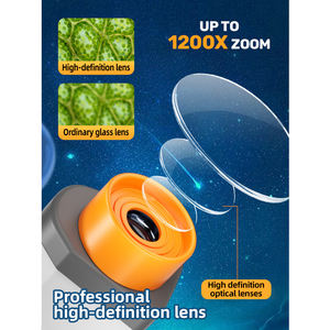 1000倍デジタルSTEMキットポータブル顕微鏡おもちゃ子供向け教育科学玩具ズーム顕微鏡プラスチック製 - Product Image 4
