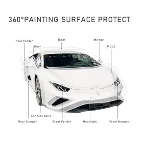 Fabricante anti arañazos anti amarilleo transparencia claro TPU autocuración coche pintura protección película coche envoltura PPF