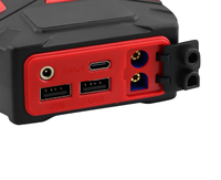 Démarreur de voiture et de moto 10000mAh, booster de batterie, chargeur, batterie externe, lampe torche LED, 12V LCD, 2 USB