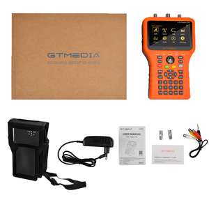 Gtmedia V8 Finder Pro/Max 4.3 inch HD Màn hình LCD <span class=keywords><strong>DVB</strong></span>-S2X/S2/S/T2/T/<span class=keywords><strong>C</strong></span> vệ tinh Finder H.264/H.265(10 bit) 7.4V/4000mAh pin - Product Image 4