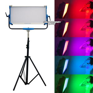 Panneau lumineux LED Yidoblo 300W avec 12 effets, équipement d'éclairage cinématographique 2800k-<span class=keywords><strong>9990k</strong></span> avec contrôle par application téléphonique - Product Image 6