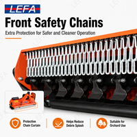 Caja de Cambios para Desbrozadora Lateral Hidráulica Lefa, Transmisión de Alta Seguridad, Accesorio para Tractor, Maquinaria Agrícola