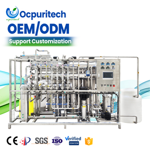 Équipement de traitement de l'eau Ultra-Pure à haute efficacité osmose inverse bipolaire + <span class=keywords><strong>EDI</strong></span> avec noyau PLC de récipient à pression de pompe de 220V - Product Image 1