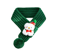 Écharpe de Noël en laine pour animaux de compagnie, vente en gros d'usine/OEM - Mignonne cravate décorative pour les fêtes - Convient aux chats et aux chiens