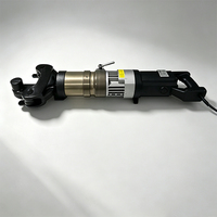 Cintreuse de barres d'armature électrohydraulique portative semi-automatique, petite, avec moteur de 1,8 kW et plage de pliage de 4 à 32 mm
