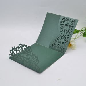 Excellentes invitations pliables à trois volets pour <span class=keywords><strong>mariage</strong></span>, invitations de <span class=keywords><strong>mariage</strong></span> élégantes en <span class=keywords><strong>dentelle</strong></span> - Product Image 6