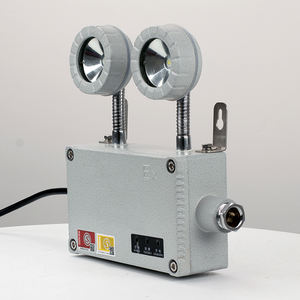 防爆IP65調整可能ダブルヘッド壁取り付け充電式LED温州防爆緊急灯 - Product Image 2