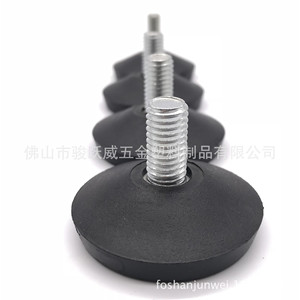 Junyuewei <b>Adjustable</b> Furniture Feet 50mm Black Plastic Metal Anti-Slip Chair <b>Table</b> <b>Legs</b> Protection Pad - Product Image 4