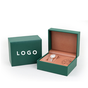 Biểu Tượng Tùy Chỉnh Hộp Đồng Hồ Trường Hợp Sang Trọng PU Da Đồng Hồ Hộp Quà Tặng Bao Bì Màu Đen Bằng Gỗ Hộp Lưu Trữ Cho Đồng Hồ - Product Image 6