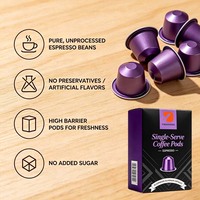Cápsulas de Café Monodosis OEM Compatibles con Máquinas Nespresso OriginalLine, Sin Conservantes, Sin Azúcar ni Sabores Artificiales Añadidos