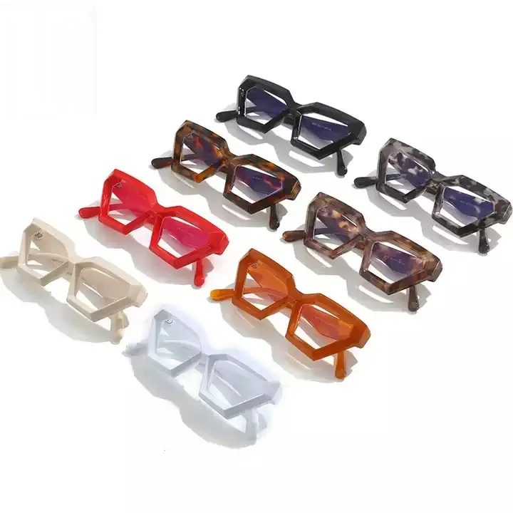 Prescription Spectacles Frame 2023 Hick Frame Square Luxury Sunglasses Mens New Designer Cat Eye Glass Frames Eyeglasses