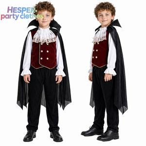Disfraz de Vampiro HESPER para Niños, Disfraz de Halloween para Niños, Disfraz de Televisión y Cine, Disfraz de Fiesta con Estampado - Product Image 1
