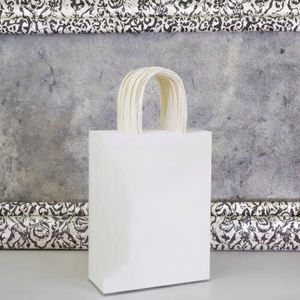 Sacs en papier kraft brun écologiques et recyclables personnalisés, imprimés à l'écran, sacs de luxe pour oreillers, parapluies, rubans - Product Image 2