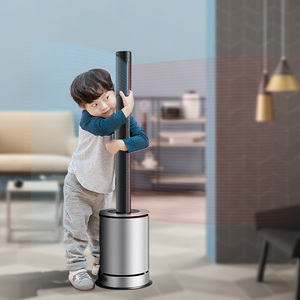 Ventilador de torre inteligente sin aspas y frío, humidificador de aire con calefacción cerámica PTC, purificador de aire profesional con aspas de ventilador de torre, ¡gran oferta! - Product Image 5