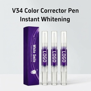 Stylo Blanchissant pour les Dents <span class=keywords><strong>V34</strong></span>, Sérum Violet, Correction de la Couleur, Blanchiment Rapide, Sans Sensibilité, Fournisseur d'Usine PAP - Product Image 1