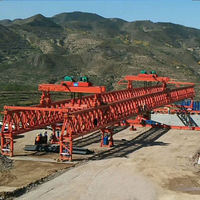 Grúa pórtico de lanzamiento de vigas prefabricadas de doble viga de 50-900 toneladas para construcción de autopistas y ferrocarriles, CE ISO, personalizada
