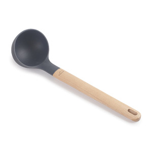Cucchiaio per Erbe e Spezie Cacillo Unite con Manico in Legno e Ciotola Nera - Product Image 1