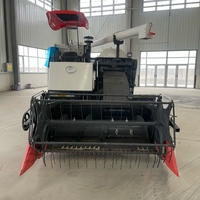 Moissonneuse-batteuse multifonctionnelle pour la récolte du riz, du blé, du colza, du manioc et des céréales, largeur de travail de 2000 mm, moteur de 90 à 120 CV