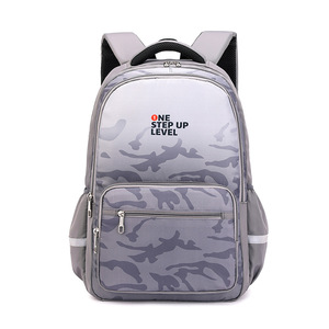 Trendy High-Capacity Oxford Waterproof Student <b>Backpack</b> High Middle School Unisex Fashion Polyester Weight-Reducing - Product Image 1