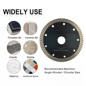 Hoja de sierra de diamante sinterizado de cerámica de 250mm OEM para baldosas de porcelana de granito de mármol - Product Image 5