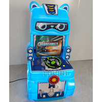 Machine de jeu vidéo de simulation de conduite automobile à monnayeur pour enfants, machine de jeu de course