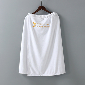 Peignoirs de luxe ou serviettes de spa personnalisables avec logo, <span class=keywords><strong>serviette</strong></span> enveloppante de spa, <span class=keywords><strong>serviette</strong></span> en <span class=keywords><strong>microfibre</strong></span> blanche, peignoir de lit pour salon de coiffure et spa - Product Image 5