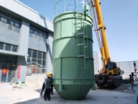 SDDOM CE certificato di vendita a caldo 50-1000 tonnellate di assemblaggio imbullonato verticale Silo di cemento in polvere soluzione di stoccaggio