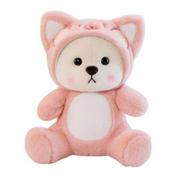 Oso de Peluche de la Serie Panda Transformación, Oso Lina, Juguete de Peluche de Algodón PP, Regalo para Niños y Jóvenes