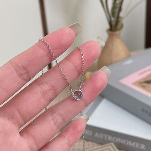 สร้อยคอจี้เงินแท้ S925 ดีไซน์เรียบง่ายสำหรับผู้หญิง สวมใส่ได้ทุกวัน - Product Image 1