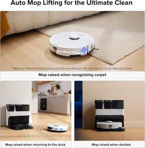 Roborock <span class=keywords><strong>S7</strong></span> Max Ultra <span class=keywords><strong>Robot</strong></span> Aspirateur 5500Pa Haute Aspiration Humide et Sec Domestique App Contrôlé Nettoyage Automatique LiDAR Navigation HEPA - Product Image 4