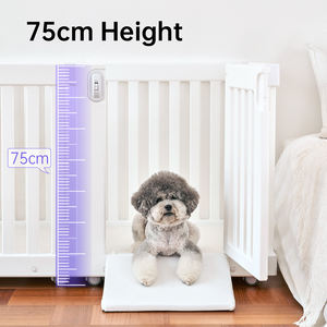 Moderne <span class=keywords><strong>Plastic</strong></span> Hondenbox Verbeterde Versie Eenvoudig Te Monteren Opvouwbare Kennelomheining Voor Kleine Middelgrote Puppy 'S Huisdieren - Product Image 4
