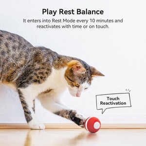 Jouet Électrique Automatique Rechargeable pour Chat, Vente Chaude, Jouet Intelligent à Détection de Mouvement pour Animaux de Compagnie, Jouet Moderne en Silicone pour la Maison - Product Image 5