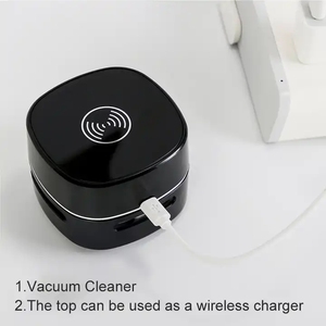 Balayeuse de poussière Portable petit bureau voiture bureau propre Table de bureau Mini <span class=keywords><strong>aspirateur</strong></span> balayeuse de poussière intelligente avec <span class=keywords><strong>chargeur</strong></span> <span class=keywords><strong>sans</strong></span> <span class=keywords><strong>fil</strong></span> - Product Image 3