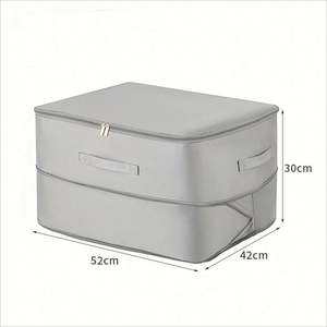 Sac de rangement extensible pour couette 54*42*30cm Organisateur de draps avec poignées - Product Image 5