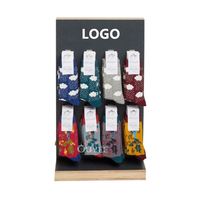 Étagère gondole pliable sur mesure pour chaussettes, présentoir de vêtements pour boutique