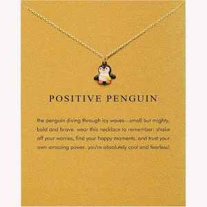 Hot Selling eenvoudige modieuze dansschoenen paddestoel pinguïn ontwerp roestvrijstalen hanger ketting voor mannen en vrouwen - Product Image 4