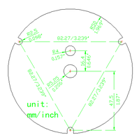 Plaque PCB LED Dimmable Haute IRC Ra90 100mm 18W 120V Sans Scintillement, Remplacement de Luminaire Circulaire pour Ventilateurs de Plafond Américains