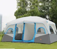Outdoor camping tent 6-8 mensen twee slaapkamer grote tent