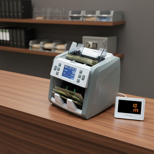 위조 지폐 감별기 비즈니스 등급 LCD 디스플레이 1000-1200개/분 자동 - Product Image 4