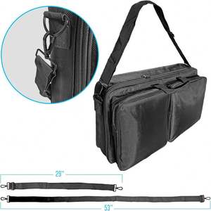 Muestra Gratuita de Bolsa de Transporte Acolchada, Estuche de Transporte Resistente para Controlador de DJ con Correas para el Hombro y Asas de Transporte para Multi-Efectos - Product Image 2