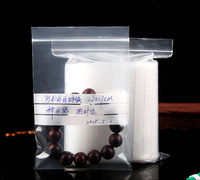 Sacs Ziplock épais pour bijoux, antioxydants, écologiques, sacs à notes, sacs en plastique PE transparents, personnalisés, résistants à l'humidité