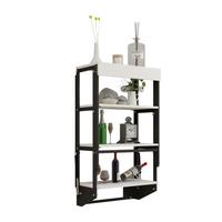 HOMEMORE Table pliante murale moderne multifonctionnelle gain de place convertible blanche pour ordinateur, bureau, étude, table à manger