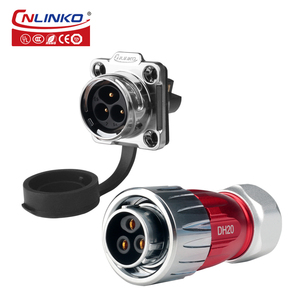 Cnlinko DH 20 loạt khóa vít loại 3 pin cáp chống thấm nước cắm điện kết nối - Product Image 4