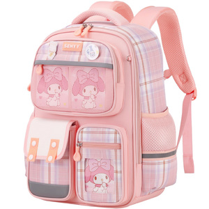 Mochila Escolar Ligera Oxford a Cuadros para Niñas de Primaria, 3-6 Años, Nueva 2025 - Product Image 5