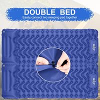 Matelas gonflable ultraléger Source avec pompe intégrée, imperméable, 4 saisons, pour le camping, la randonnée, sac de transport